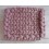 Chunky wool blanket DIRTY LIGHT PINK