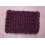 Chunky wool blanket HEATHER