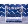 Wooden bed with frills - MARINE