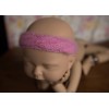 newborn headband AURORA with angora