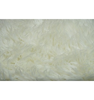 PALE CREAM Kocyk futrzany