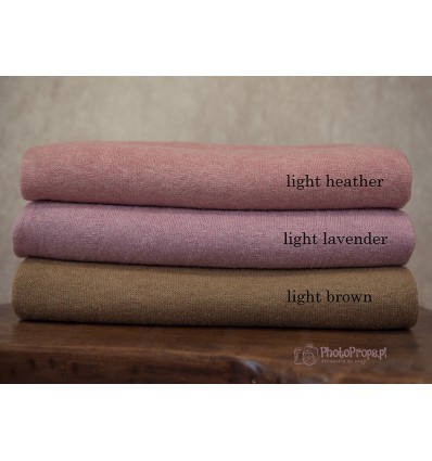 ROMY LIGHT BROWN Sweater knit BASIC backdrop