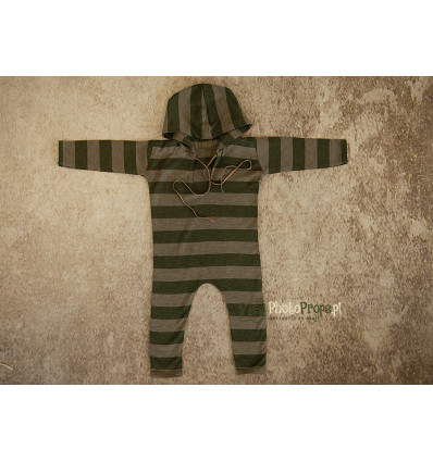 Rampers mit einer Kapuze STEVEN NB