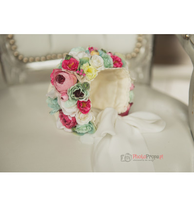 Floral bonnet - MARGOT NB
