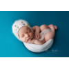AVERY DARK TURQUOISE Sweater knit BASIC backdrop