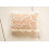 Salmon pillow with silk