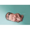 AVERY LIGHT TURQUOISE Sweater knit BASIC backdrop