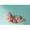 AVERY LIGHT TURQUOISE Sweater knit BASIC backdrop