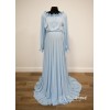 BLUE Maternity dress