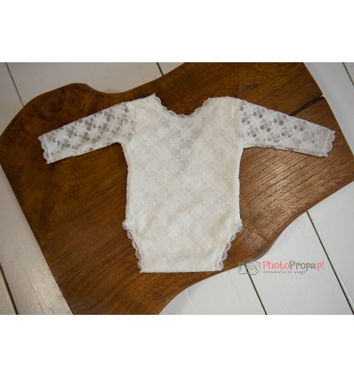 Rampers CLARA Ecru NB Spitze