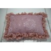 DUSTY PINK lace pillow nb