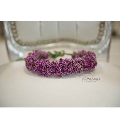 II Wreath halo of flowers - lilac