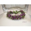 Wreath halo of flowers - lilak NB