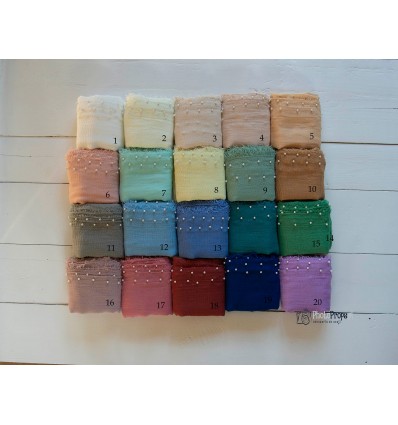 GLORIA Wrap mit Perlen